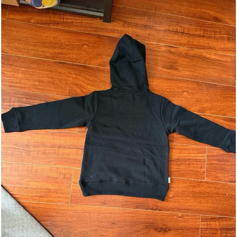 Starter Black Hoodie Boys Pullover Sweatshirt 6-7